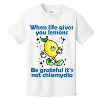 When Life Gives You Lemons Be Grateful Its Not Chlamydia Funny Kids T-Shirt