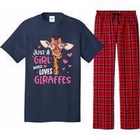 Who Loves Giraffes Cute Giraffe Lover Pajama Set