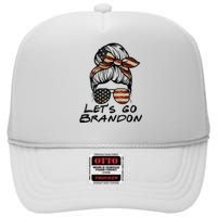 Womens Lets Go Brandon Lets Go Brandon High Crown Mesh Back Trucker Hat