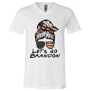 Womens Lets Go Brandon Lets Go Brandon V-Neck T-Shirt