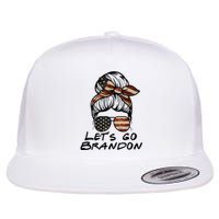 Womens Lets Go Brandon Lets Go Brandon Flat Bill Trucker Hat