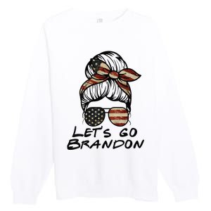 Womens Lets Go Brandon Lets Go Brandon Premium Crewneck Sweatshirt