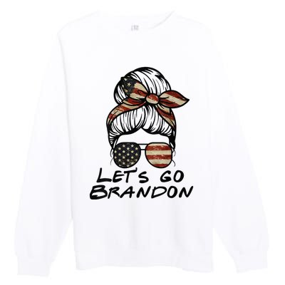 Womens Lets Go Brandon Lets Go Brandon Premium Crewneck Sweatshirt