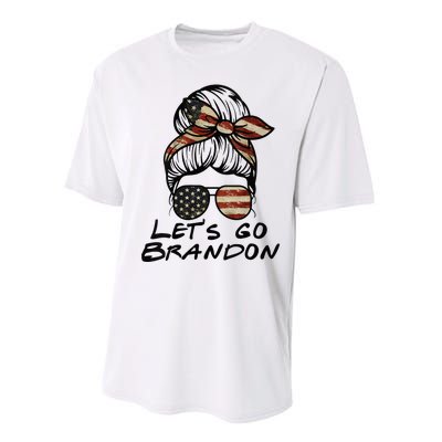 Womens Lets Go Brandon Lets Go Brandon Performance Sprint T-Shirt