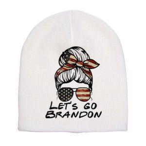 Womens Lets Go Brandon Lets Go Brandon Short Acrylic Beanie