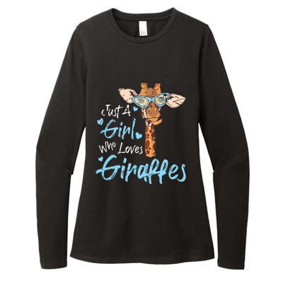 Who Loves Giraffe, Giraffe Africa Lover Animal Safari Womens CVC Long Sleeve Shirt