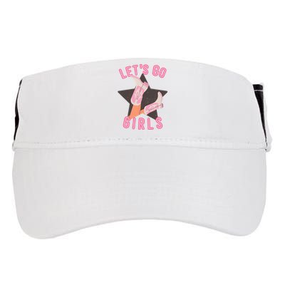 Western Lets Go Girls Bridal Bachelorette Party Matching Adult Drive Performance Visor