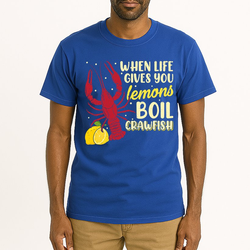 When Lifes Gives You Lemons Boil Crawfish Season Gift Tall T-Shirt