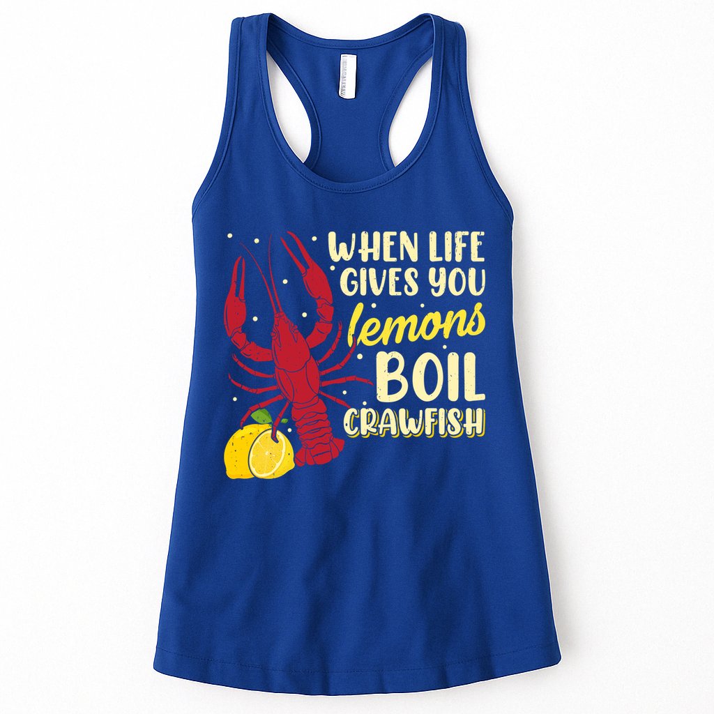 When Lifes Gives You Lemons Boil Crawfish Season Gift Womens Tank Top