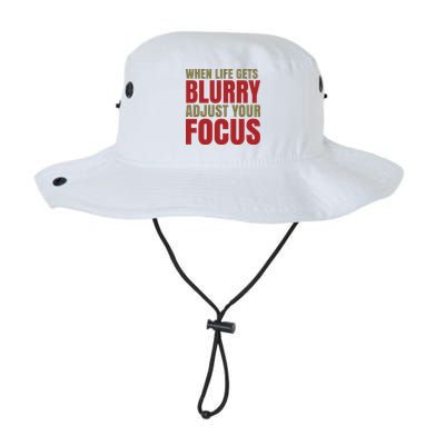 When Life Gets Blurry Adjust Your Focus Bucket Hat