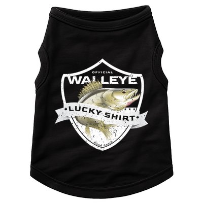 Walleye Lucky Gift Funny Accessories To Walleye Fishing Gift Doggie Tank