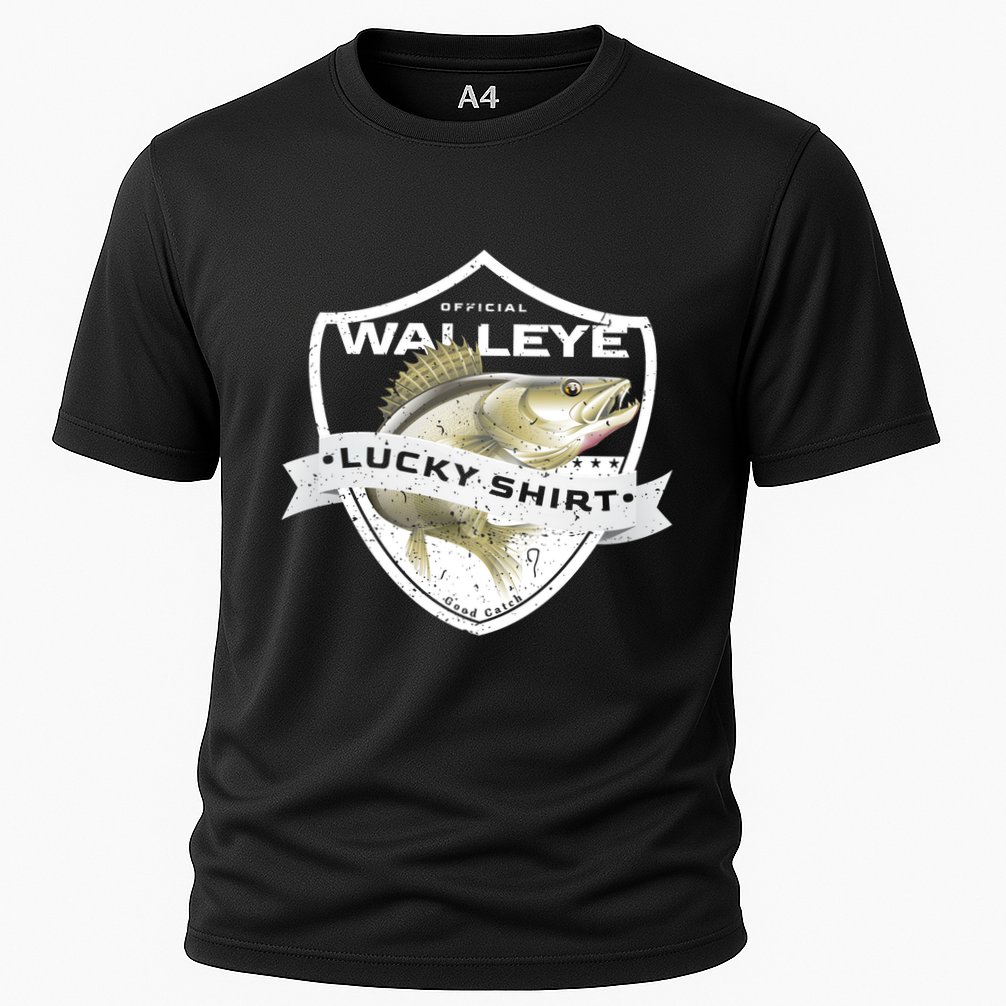 Walleye Lucky Gift Funny Accessories To Walleye Fishing Gift Performance Shirt