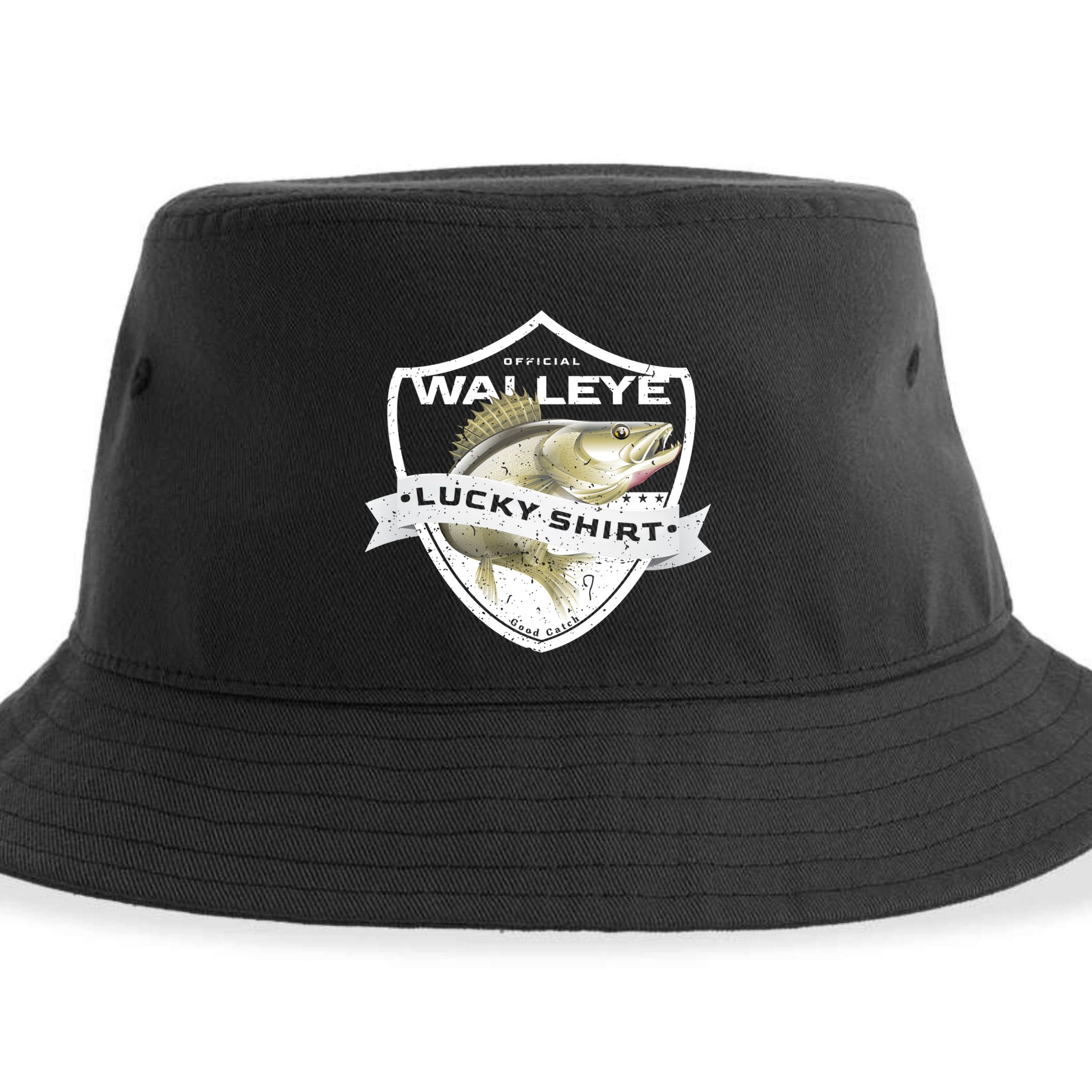 Walleye Lucky Gift Funny Accessories To Walleye Fishing Gift Sustainable Bucket Hat