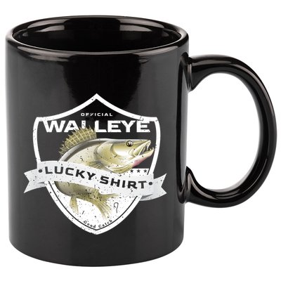 Walleye Lucky Gift Funny Accessories To Walleye Fishing Gift 11oz C Handle Ceramic Mug