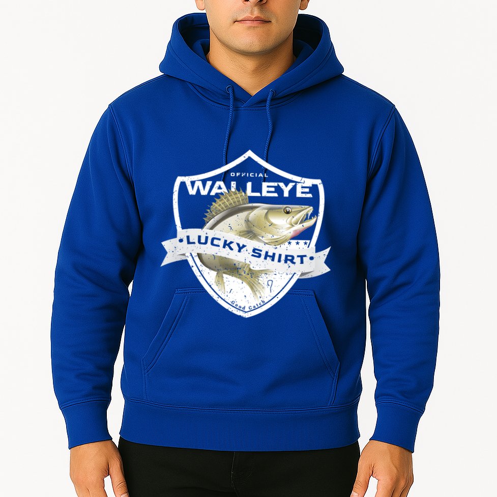 Walleye Lucky Gift Funny Accessories To Walleye Fishing Gift Hoodie