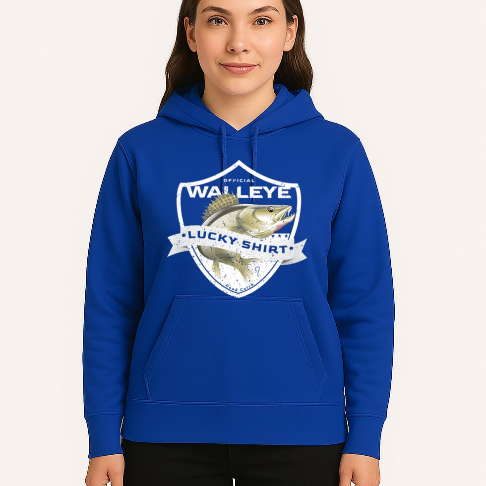 Walleye Lucky Gift Funny Accessories To Walleye Fishing Gift Hoodie