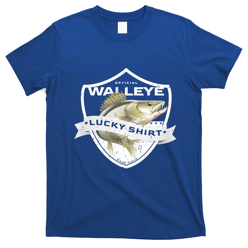 Walleye Lucky Gift Funny Accessories To Walleye Fishing Gift T-Shirt