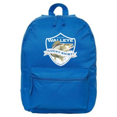 Walleye Lucky Gift Funny Accessories To Walleye Fishing Gift 16 in Basic Backpack