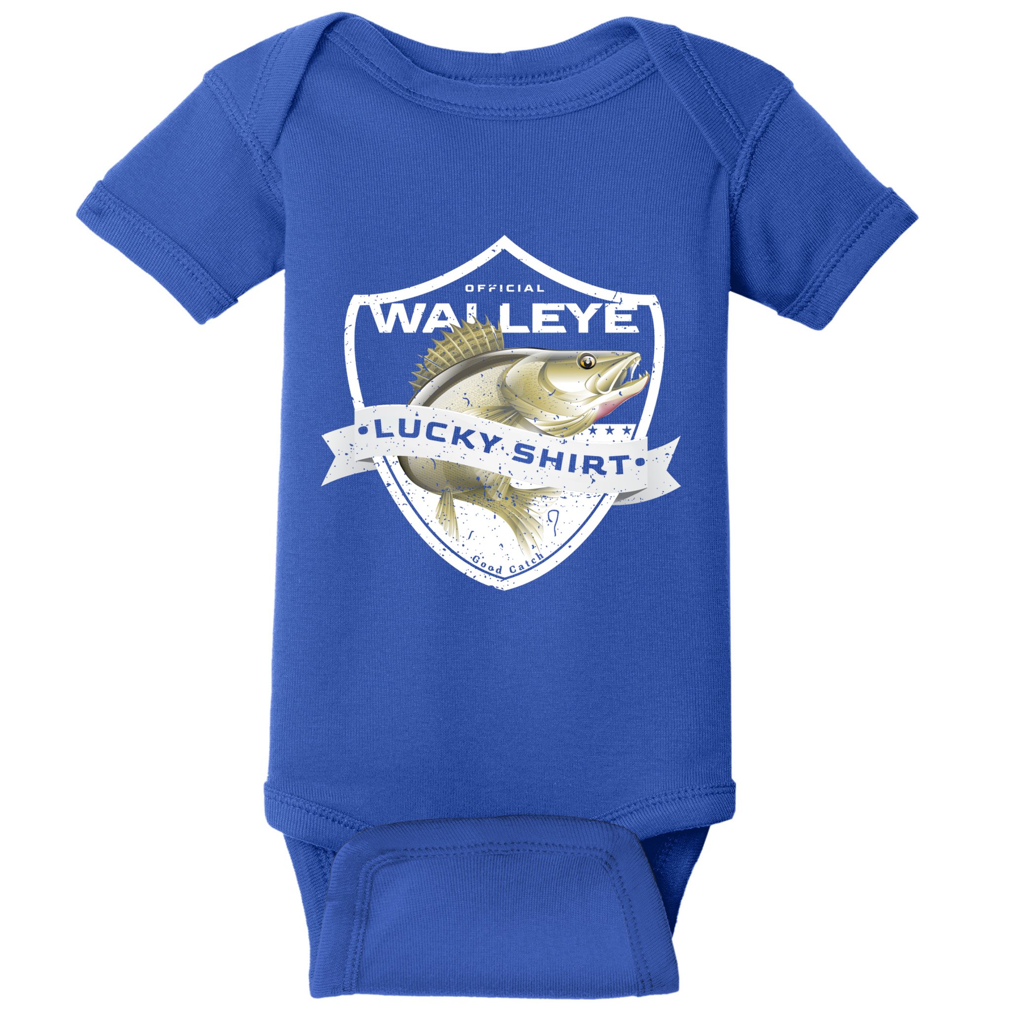 Walleye Lucky Gift Funny Accessories To Walleye Fishing Gift Baby Bodysuit