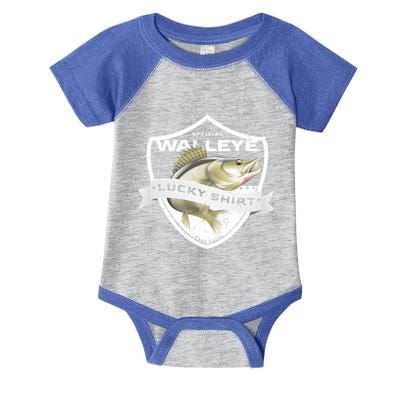 Walleye Lucky Gift Funny Accessories To Walleye Fishing Gift Infant Baby Jersey Bodysuit