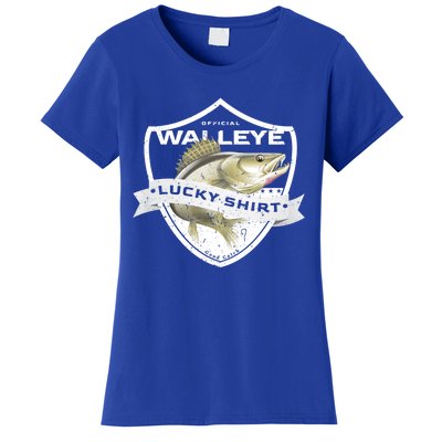 Walleye Lucky Gift Funny Accessories To Walleye Fishing Gift Women's T-Shirt