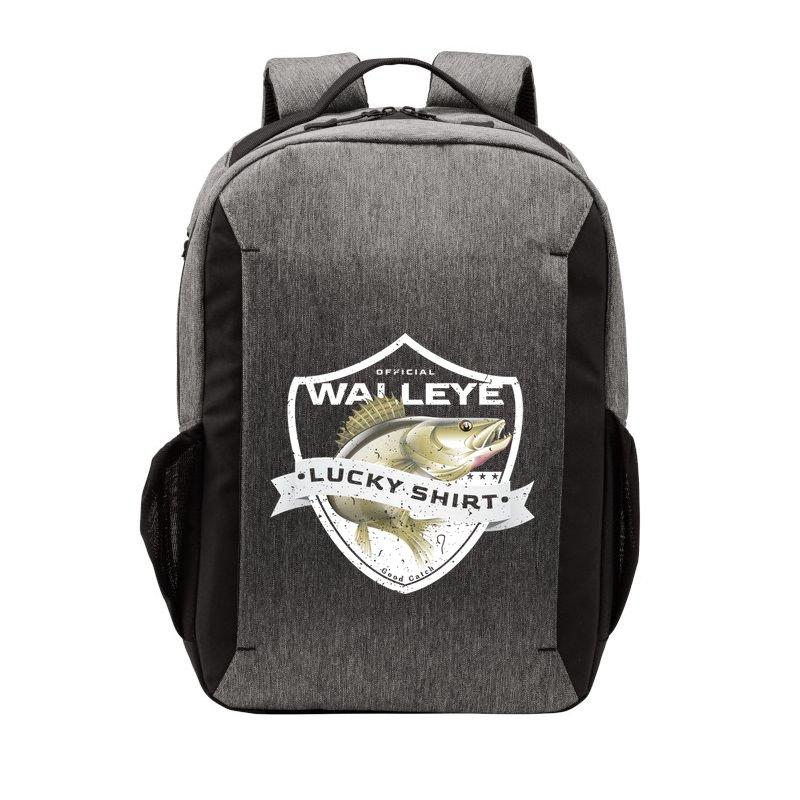 Walleye Lucky Gift Funny Accessories To Walleye Fishing Gift Vector Backpack