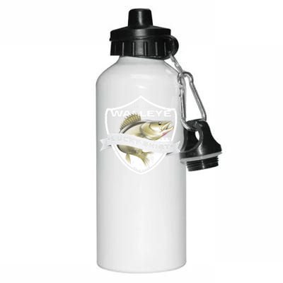 Walleye Lucky Gift Funny Accessories To Walleye Fishing Gift Aluminum Water Bottle 