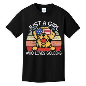 Who Loves Golden Retrievers for  Kids T-Shirt