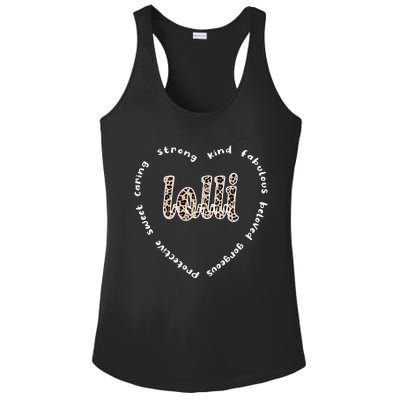 Womens Lolli Heart Lolli Grandmother Appreciation Lolli Grandma Ladies PosiCharge Competitor Racerback Tank