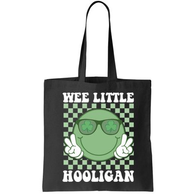 Wee Little Hooligan St Patricks Day Smile Retro Bag