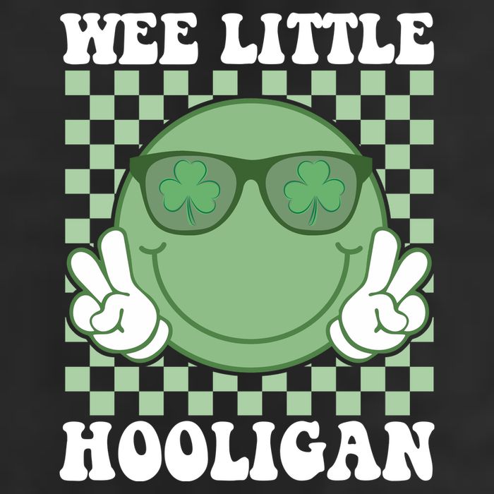 Wee Little Hooligan St Patricks Day Smile Retro 25L Jumbo Tote