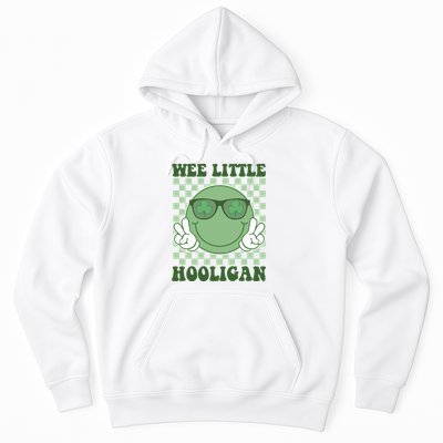 Wee Little Hooligan St Patricks Day Smile Retro Hoodie