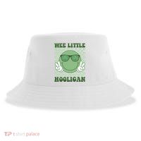 Wee Little Hooligan St Patricks Day Smile Retro Sustainable Bucket Hat