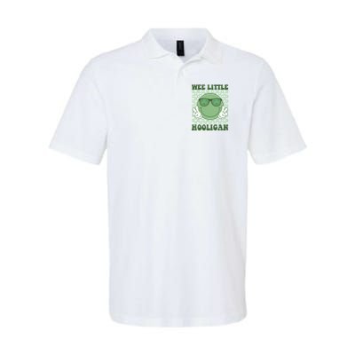 Wee Little Hooligan St Patricks Day Smile Retro Polo