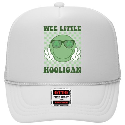 Wee Little Hooligan St Patricks Day Smile Retro Trucker Hat