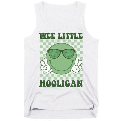 Wee Little Hooligan St Patricks Day Smile Retro Tank Top