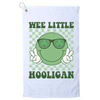 Wee Little Hooligan St Patricks Day Smile Retro Golf Towel
