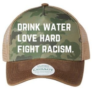 Water Love Hard Fight Racism Anti Racism Better Life Gift Legacy Tie Dye Trucker Hat