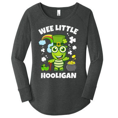 Wee Little Hooligan Saint Patrick's Day Women's Perfect Tri Tunic Long Sleeve Shirt