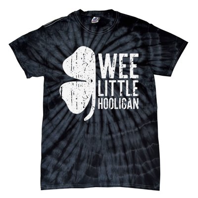 Wee Little Hooligan Saint Patrick's Day Gift Tie-Dye T-Shirt