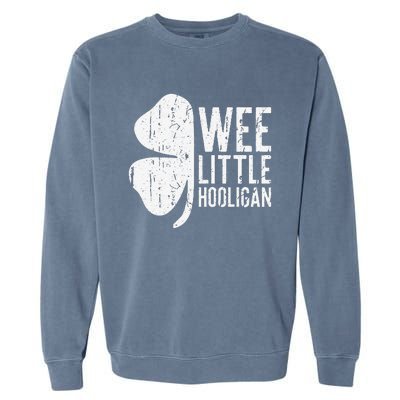 Wee Little Hooligan Saint Patrick's Day Gift Garment-Dyed Sweatshirt