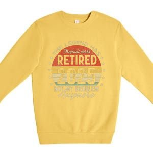 Women Legend Has Retired 2025 Not My Problem Anymore Retirement Premium Crewneck Sweatshirt