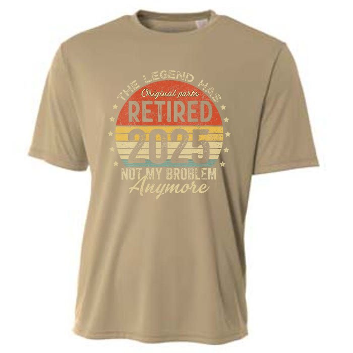 Women Legend Has Retired 2025 Not My Problem Anymore Retirement Cooling Performance Crew T-Shirt