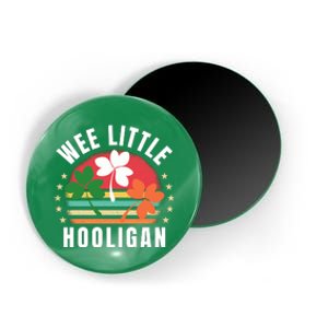 Wee Little Hooligan Funny Clovers St PatrickS Day Retro Magnet