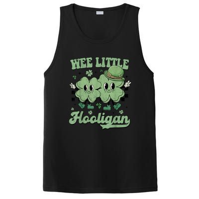 Wee Little Hooligan Groovy St Patricks Day PosiCharge Competitor Tank