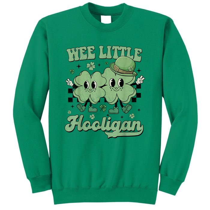 Wee Little Hooligan Groovy St Patricks Day Sweatshirt