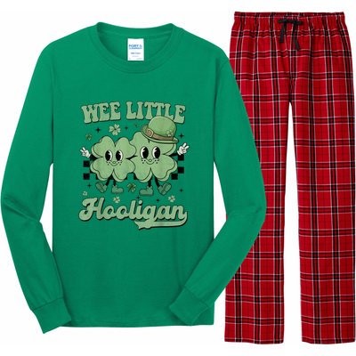 Wee Little Hooligan Groovy St Patricks Day Long Sleeve Pajama Set