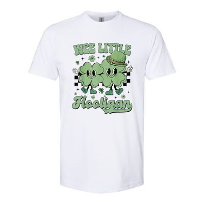 Wee Little Hooligan Groovy St Patricks Day Softstyle CVC T-Shirt