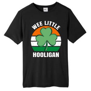 Wee Little Hooligan St Patricks Day Clover Tall Fusion ChromaSoft Performance T-Shirt