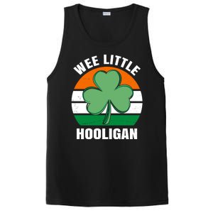 Wee Little Hooligan St Patricks Day Clover PosiCharge Competitor Tank